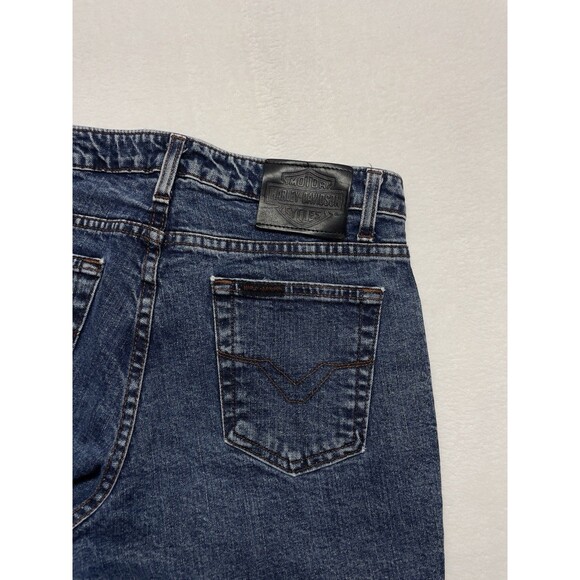 Vintage Harley-Davidson Bootcut Jeans Petite Women’s Size 10 - Picture 13 of 14